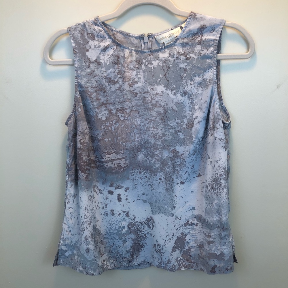 Cynthia Rowley tank 100% silk